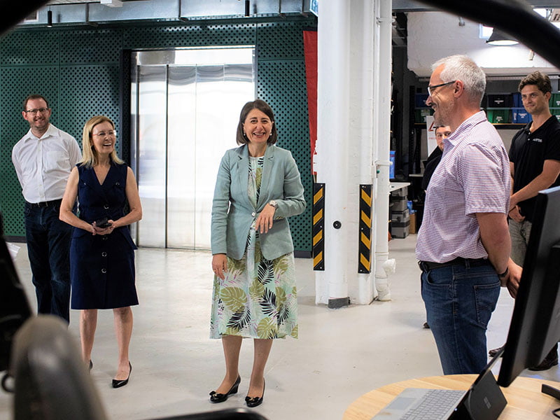 Gladys Berejiklian and Gabrielle Upton