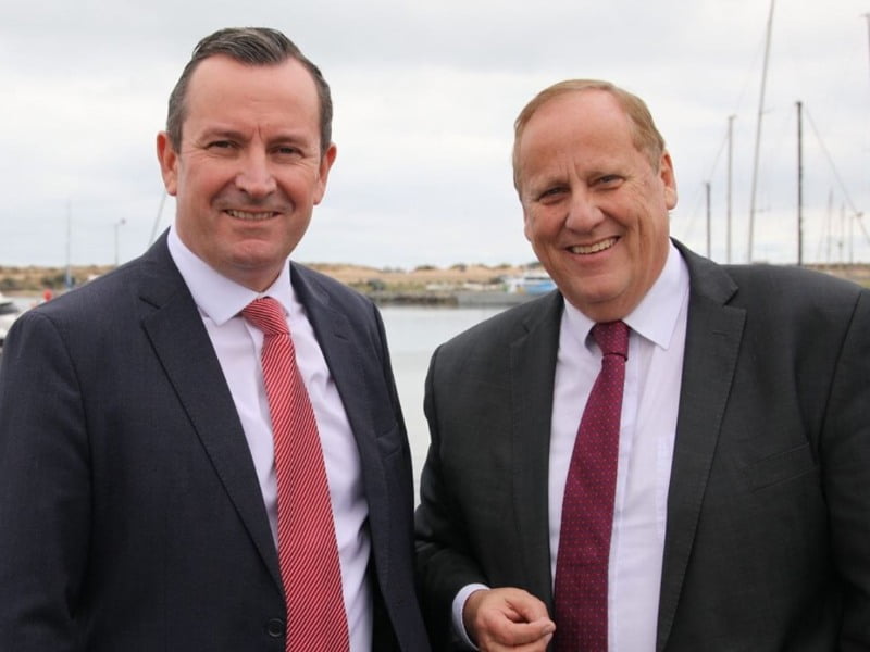 Mark McGowan and Don Punch